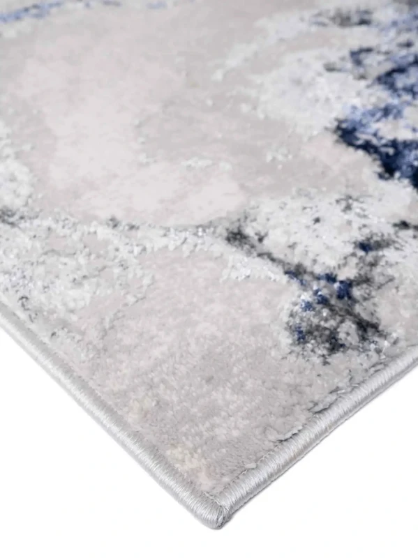 Detal dywanu nowoczesnego Stone marmur granatowy