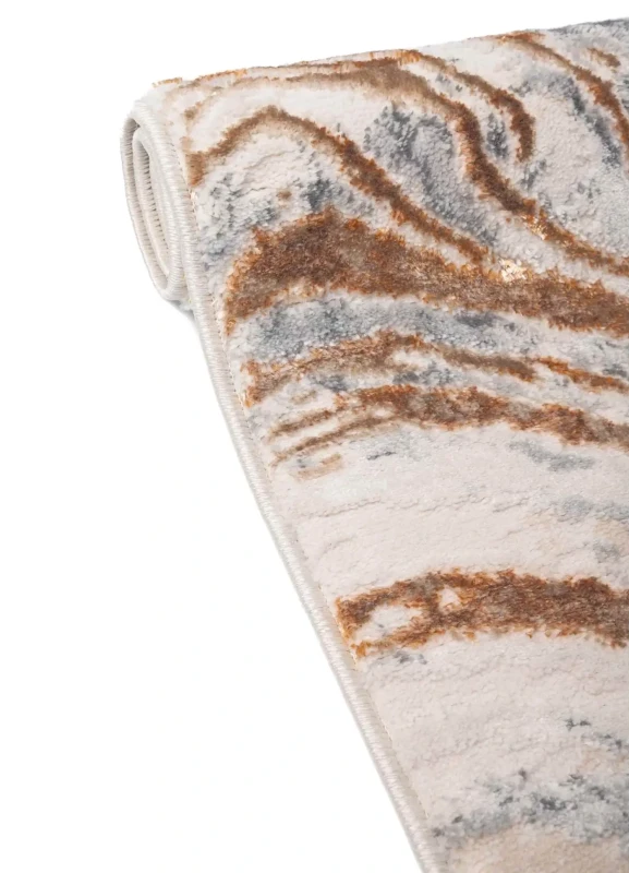 Bok dywanu nowoczesnego Stone onyx beżowy