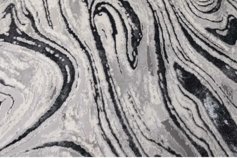 Wzór dywanu nowoczesnego Stone onyx szary