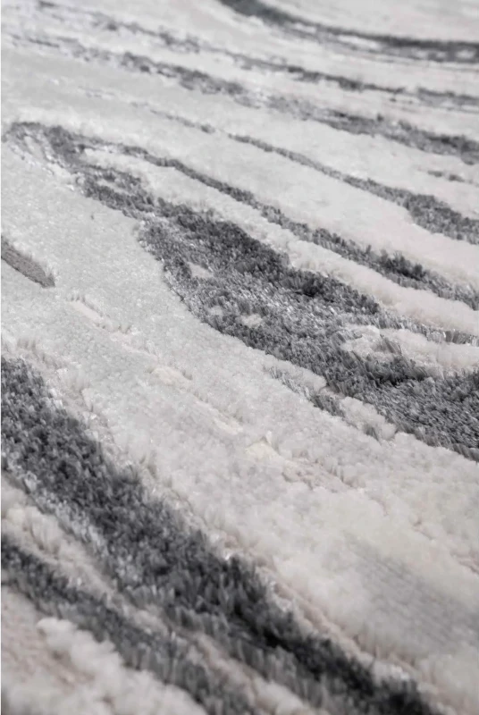 Runo dywanu nowoczesnego Stone onyx szary