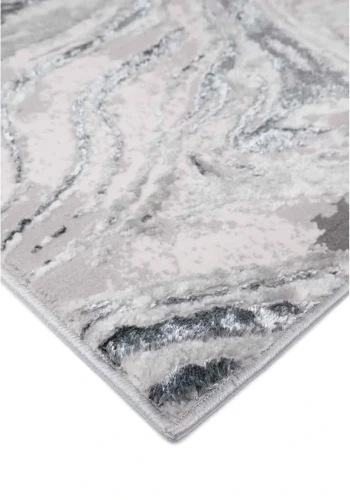 Detal dywanu nowoczesnego Stone onyx szary