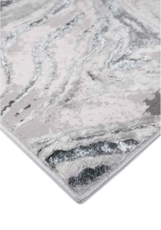 Detal dywanu nowoczesnego Stone onyx szary