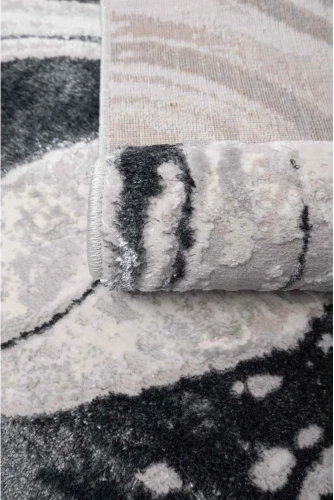 Dywan nowoczesny Stone onyx szary zwinęty w rulon