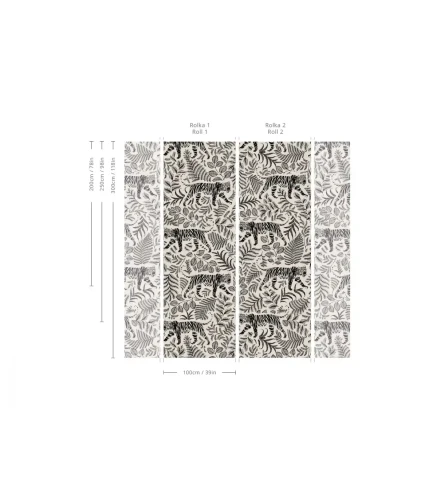 Wymiary tapety Camouflaged Tiger White.webp