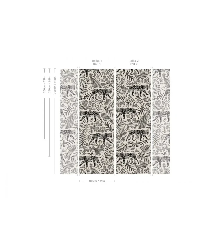 Wymiary tapety Camouflaged Tiger White.webp