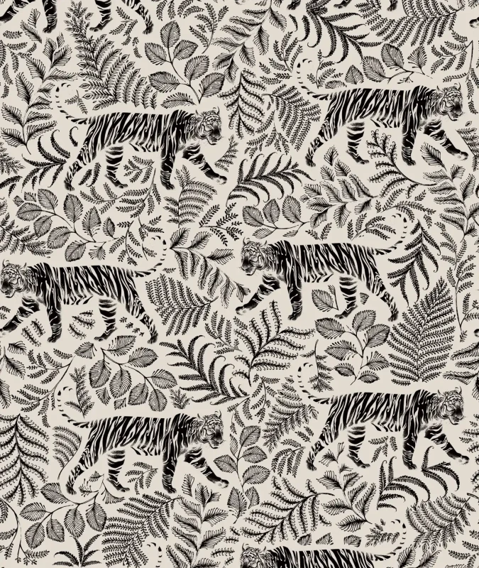 Tapeta z tygrysami Camouflaged Tiger White.webp
