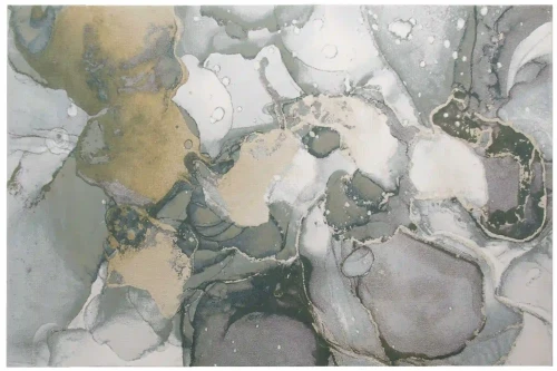 W poziomie dywan nowoczesny Myra 1531 green