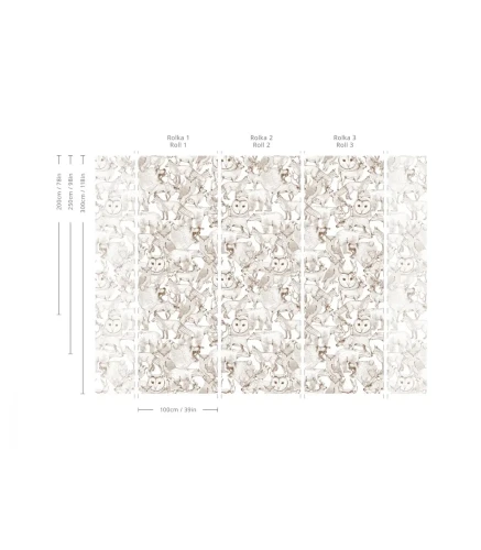 Wymiary tapety Forest Friends Brown.webp