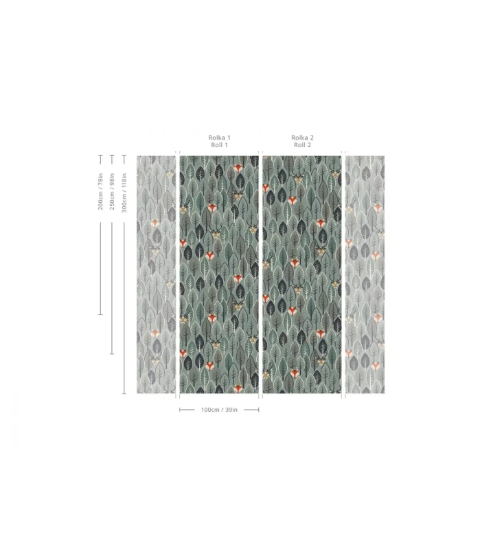 Wymiary tapety Hidden Deers.webp