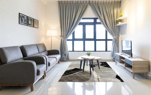 Dywan Art deco marmur Gloria 3671 szaro-beżowy w salonie