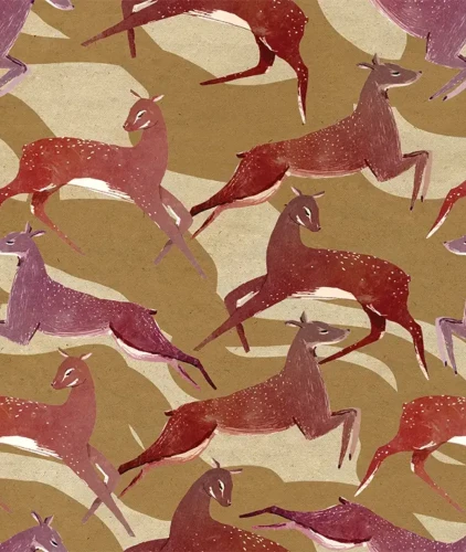 Tapeta z biegnącymi sarnami Roe Deer.webp