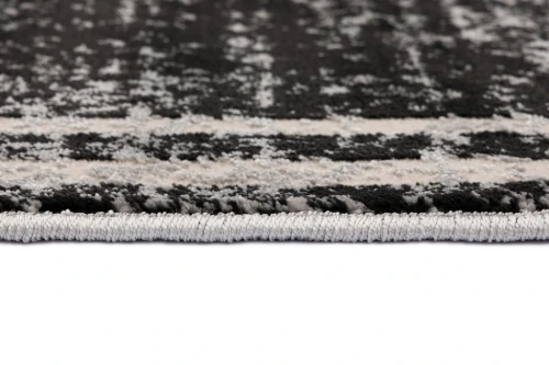 Runo i obszycie dywanu nowoczesnego 3D FD Soft Ventana P antracyt