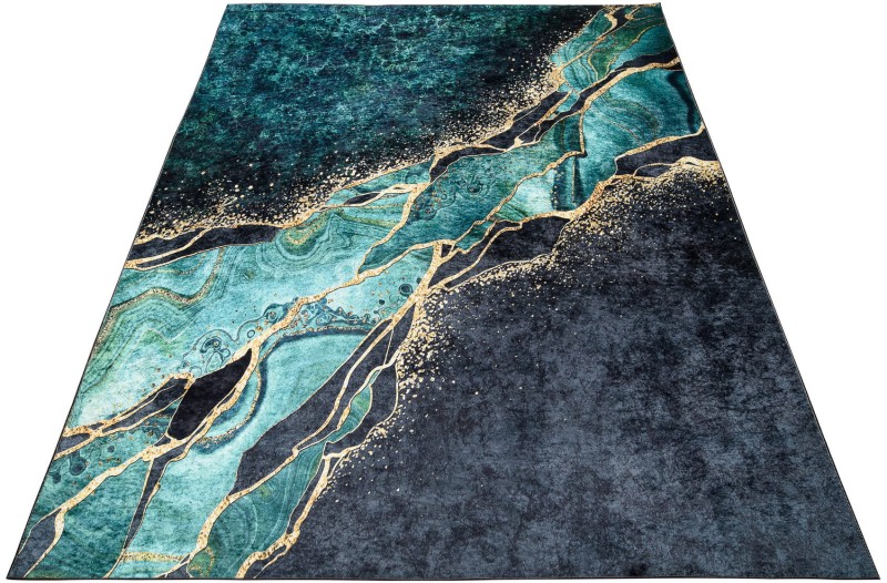 Rzut ukośny dywanu nowoczesnego 37040 Print Toscana