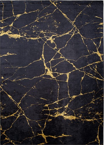 Dywan nowoczesny czarny marmur 2113 Print Toscana