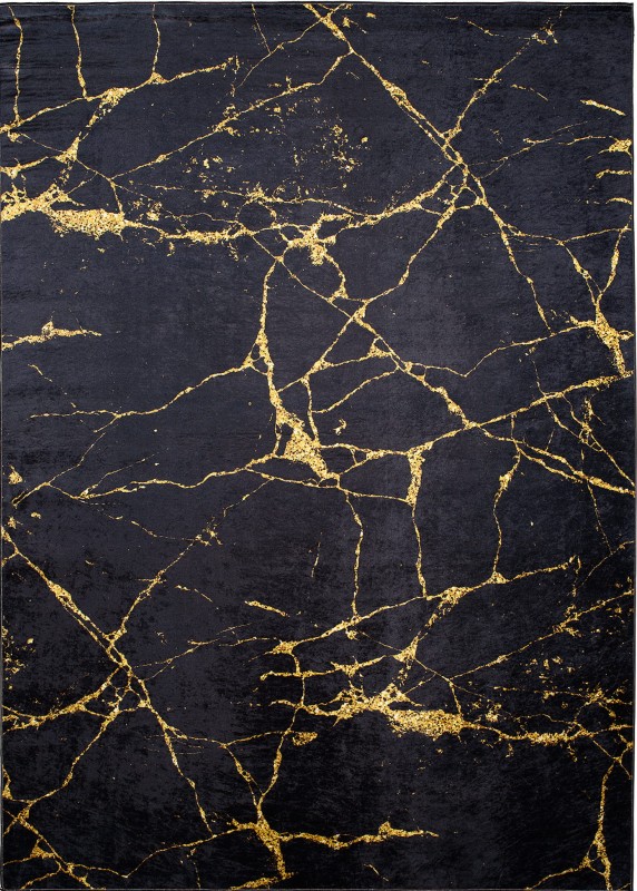 Dywan nowoczesny czarny marmur 2113 Print Toscana