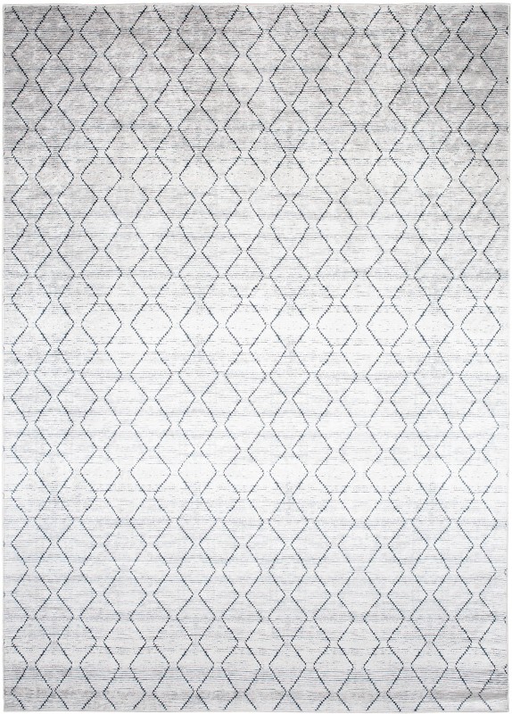 Dywan szary geometryczny wzór 931 Print Toscana