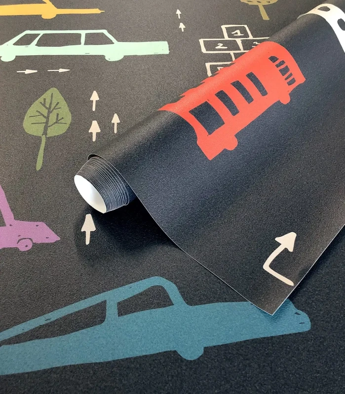 Rolka tapety Cars Navy Blue.webp