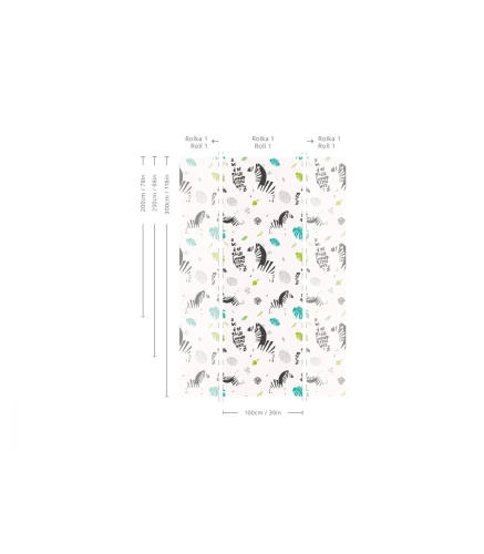 Wymiary tapety Zebra White.webp
