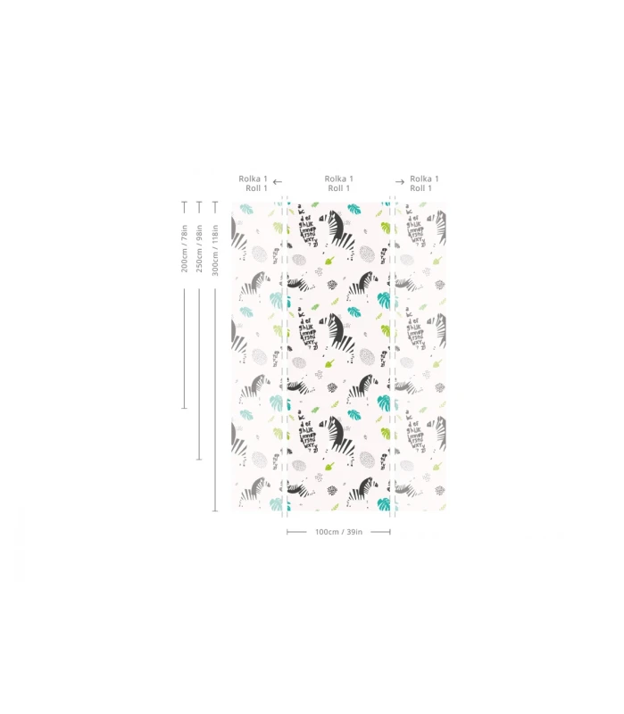Wymiary tapety Zebra White.webp