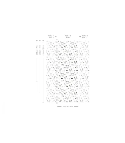 Wymiary tapety Teddy Bears White.webp