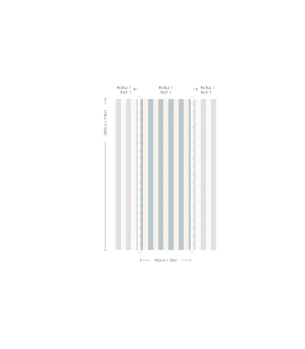 Wymiary tapety Bold Stripe Ocean.webp