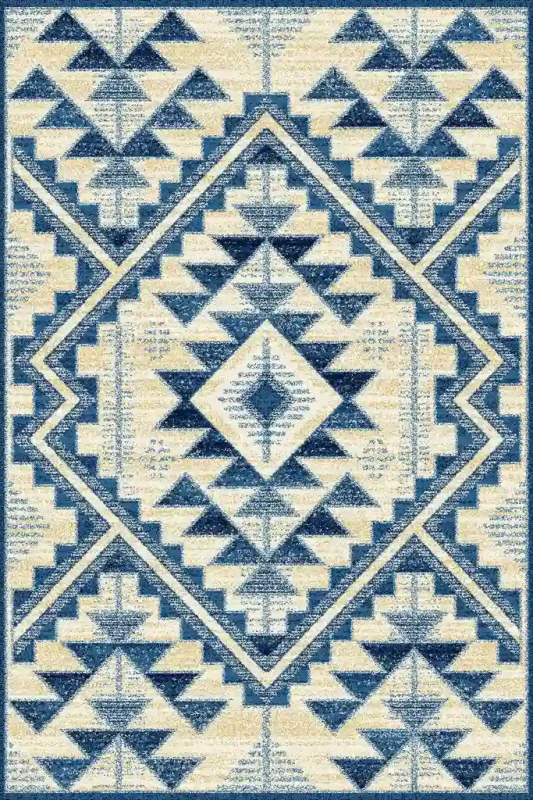 Dywan etno FD Standard Centauri błękit