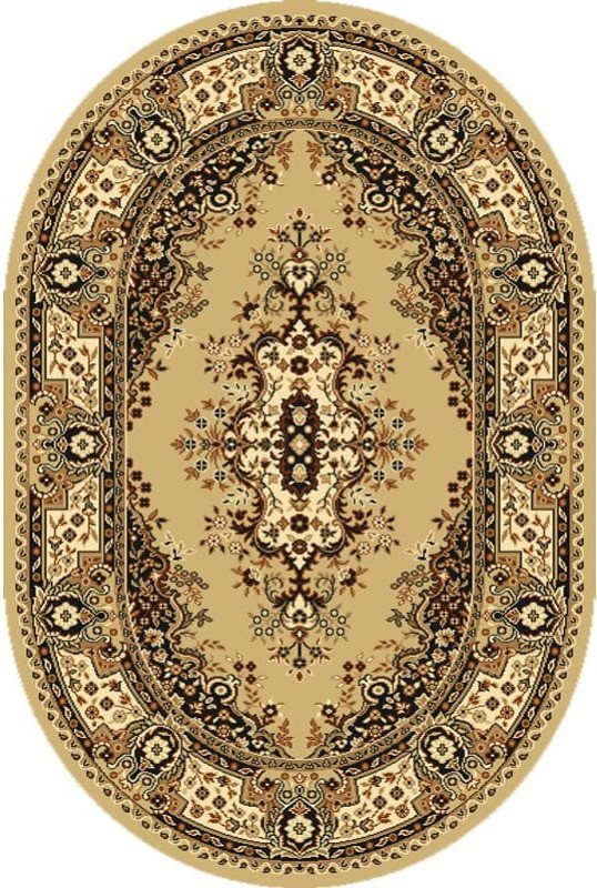 Dywan owalny FD Standard Fatima S beż 