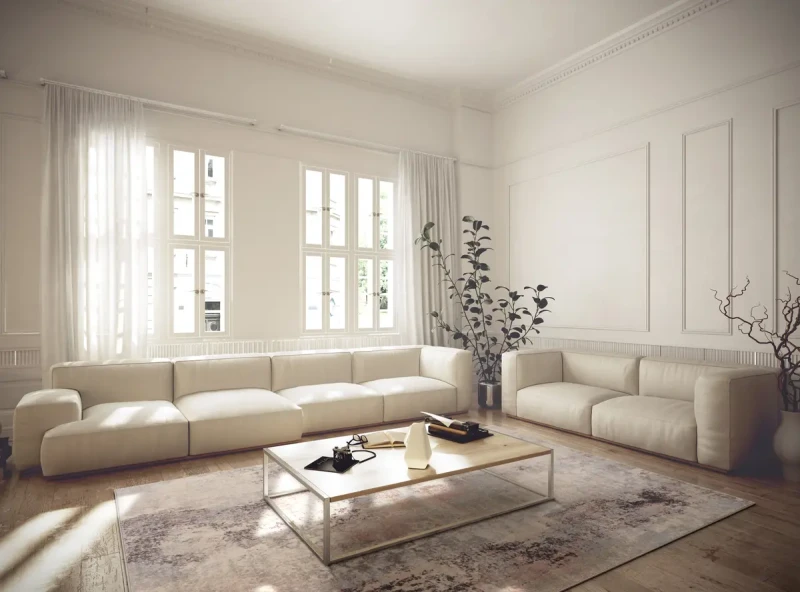 Dywan wełniany Agnella Isfahan Renzo różany w aranżacji