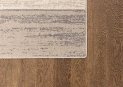 Róg dywanu wełnianego Agnella Isfahan Bellino szarego