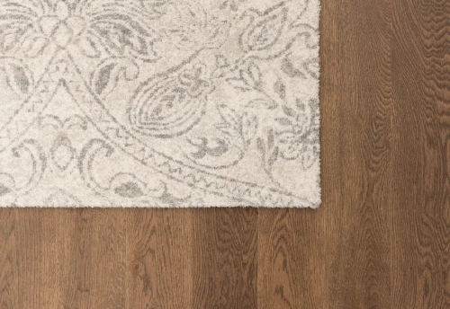 Róg dywanu wełnianego Agnella Agnus Berien białego