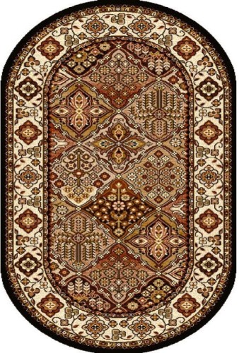 Dywan owalny  FD Standard Bergenia terakota