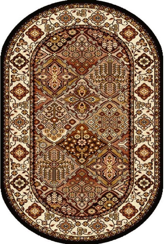 Dywan owalny syntetyczny FD Standard BERGENIA TERAKOTA _dywanywitek_pl_