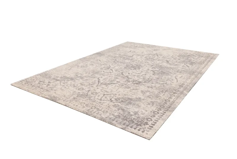 Dywan Agnella Calisia Chevron beż widok z perspektywy.webp