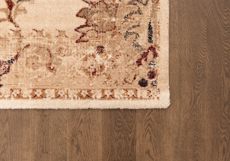 Róg dywanu wełnianego Agnella Agnus Bonaria krem