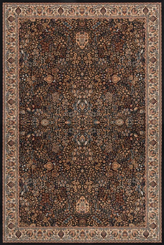 Dywan wełniany tradycyjny Agnella Agnus Bruna granat