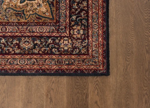 Róg dywanu wełnianego Agnella Agnus Namak bordo