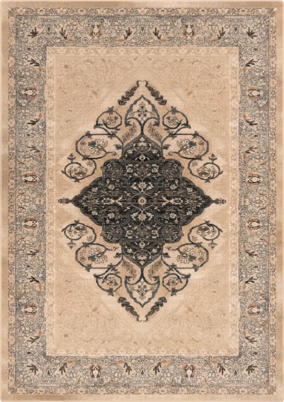 Dywan wełniany Agnella Isfahan Brenda jasny beż