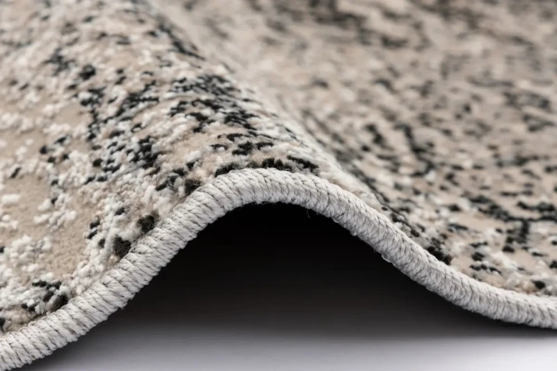 Obszycie i runo dywanu nowoczesnego FD Lida Sund popiel