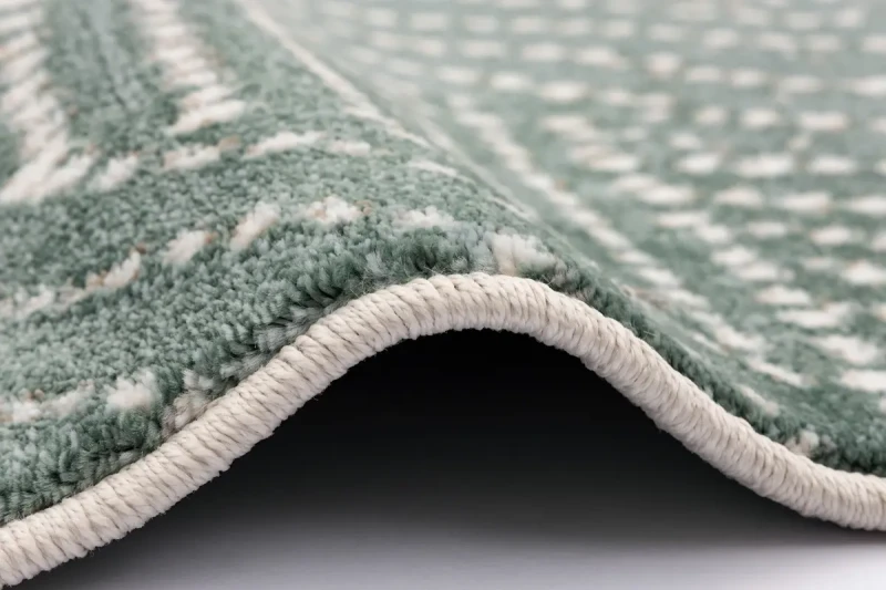 Runo i obszycie dywanu nowoczesnego FD Lida Corin miętowy