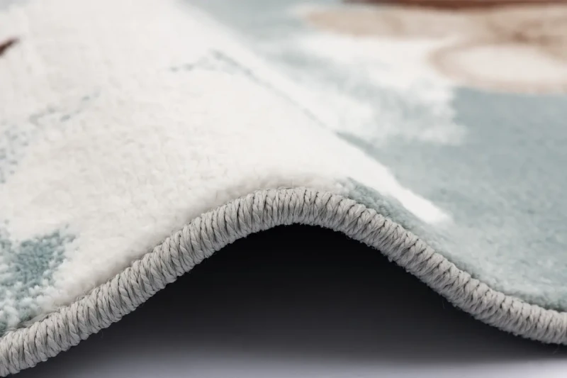 Obszycie i runo dywanu dziecięcego FD Sensi Teddies miętowy