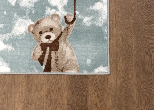 Fragment dywanu dziecięcegoFD Sensi Teddies miętowy