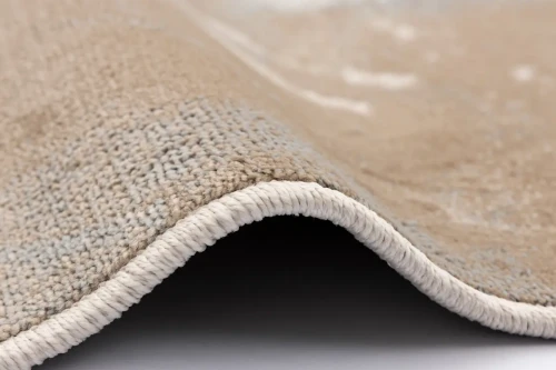 Obszycie i runo dywanu nowoczesnego FD Sensi Bizar ciemny beż