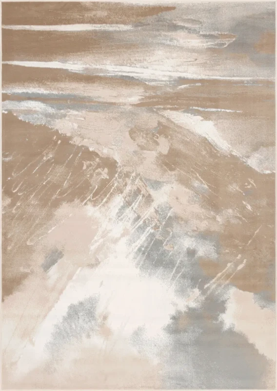 Dywan nowoczesny FD Sensi Bizar ciemny beż