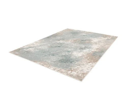 Rzut z góry na dywan loftowy FD Sensi Soro miętowy