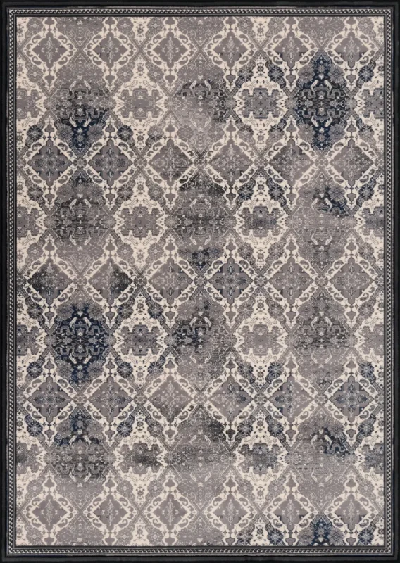 Dywan wełniany orientalny Agnella Agnus Loreta szary.webp