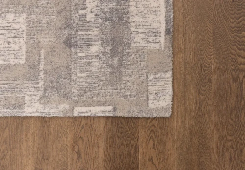 Dywan Agnella Agnus Gasper beż z nowoczesnym wzorem na runie.webp