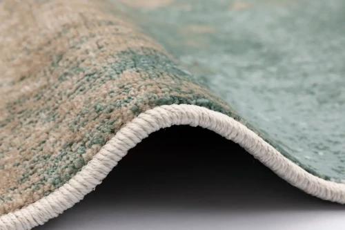 Obszycie i runo dywanu nowoczesnego FD Sensi Fiume jasny beż