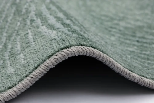 Obszycie i runo dywanu nowoczesnego FD Sensi Branco malachit