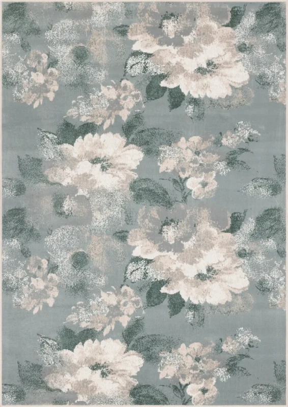 Dywan nowoczesny FD Sensi Floro miętowy