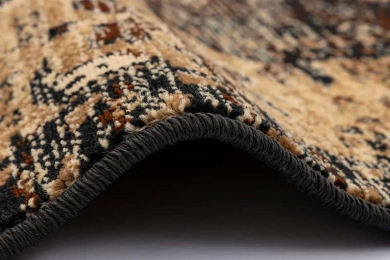 Bok dywanu tradycyjnego FD Standard Kadir beżowo-czarnego